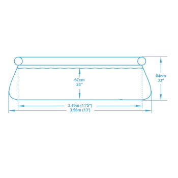 Bestway bazen za dvorište Fast Set 396x84cm